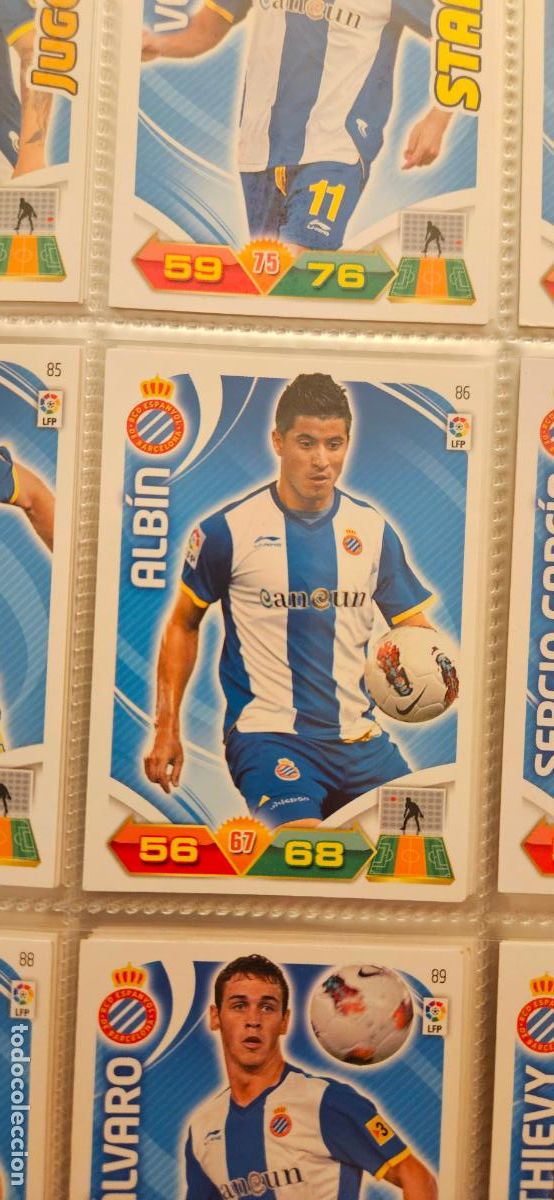 Cartes &agrave; collectionner de Football: 86 Alb&iacute;n Espanyol adrenalyn 2011 2012 11 12 trading card