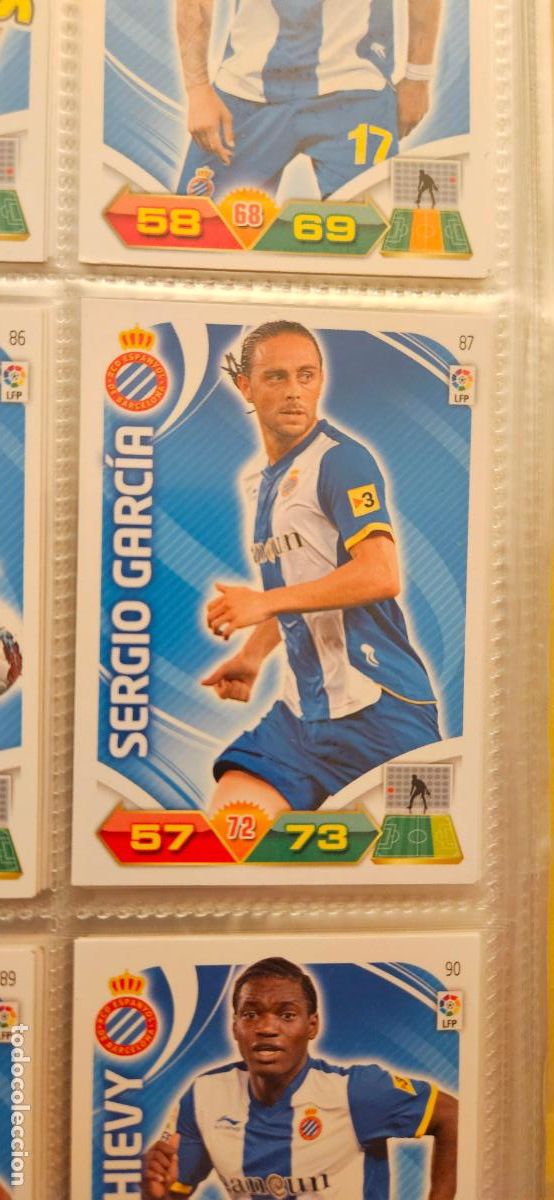 Cartes &agrave; collectionner de Football: 87 Sergio Garc&iacute;a Espanyol adrenalyn 2011 2012 11 12 trading card