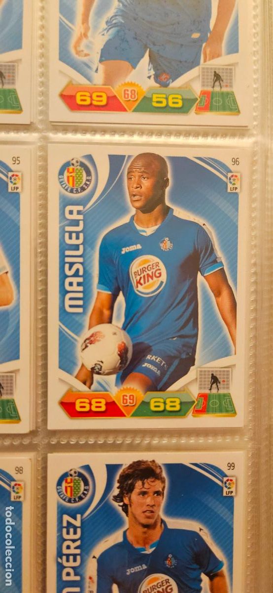Cromos de f&uacute;tbol: 96 Masisela Getafe adrenalyn 2011 2012 11 12 trading card