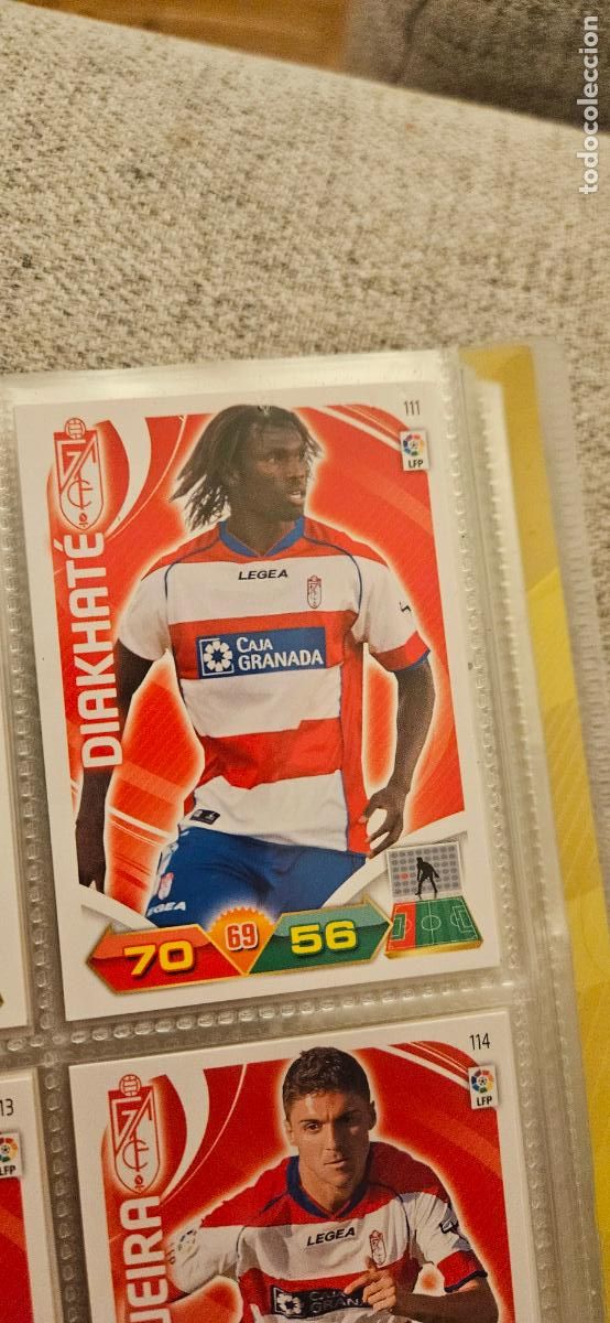 Cromos de f&uacute;tbol: 111 Diakhat&eacute; Granada adrenalyn 2011 2012 11 12 trading card