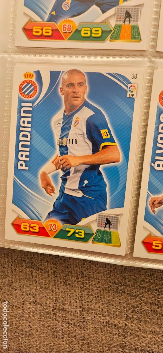 Cromos de f&uacute;tbol: 88 Pandiani Espanyol adrenalyn 2011 2012 11 12 trading card