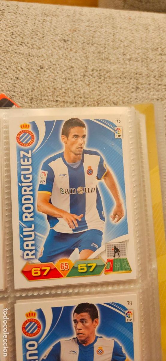 Cromos de f&uacute;tbol: 75 Ra&uacute;l Rodr&iacute;guez Espanyol adrenalyn 2011 2012 11 12 trading card
