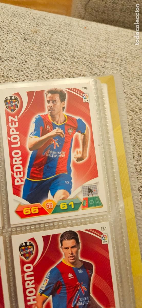 Cromos de f&uacute;tbol: 129 Pedro L&oacute;pez Levante adrenalyn 2011 2012 11 12 trading card