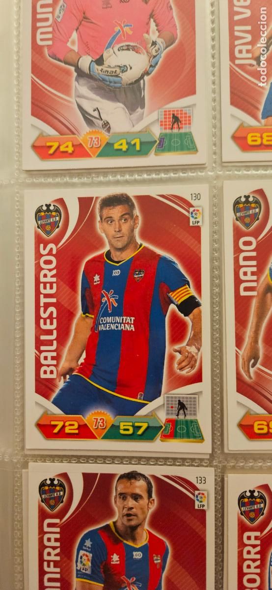 Cromos de f&uacute;tbol: 130 Ballesteros Levante adrenalyn 2011 2012 11 12 trading card