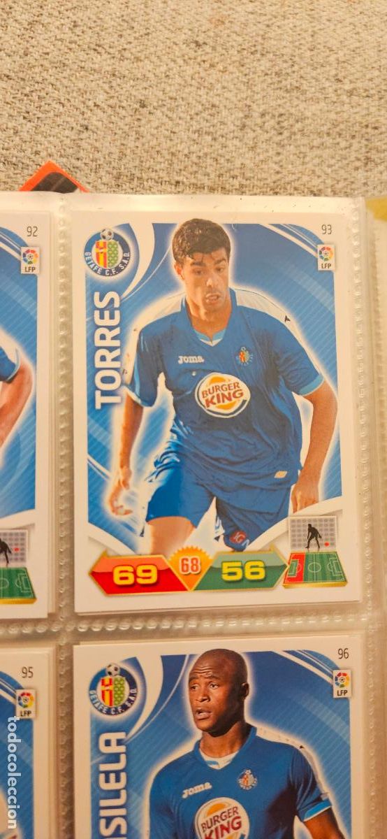 Cromos de f&uacute;tbol: 93 Torres Getafe adrenalyn 2011 2012 11 12 trading card