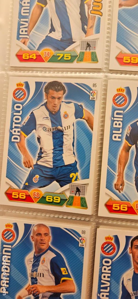 Cromos de f&uacute;tbol: 85 D&aacute;tolo Espanyol adrenalyn 2011 2012 11 12 trading card