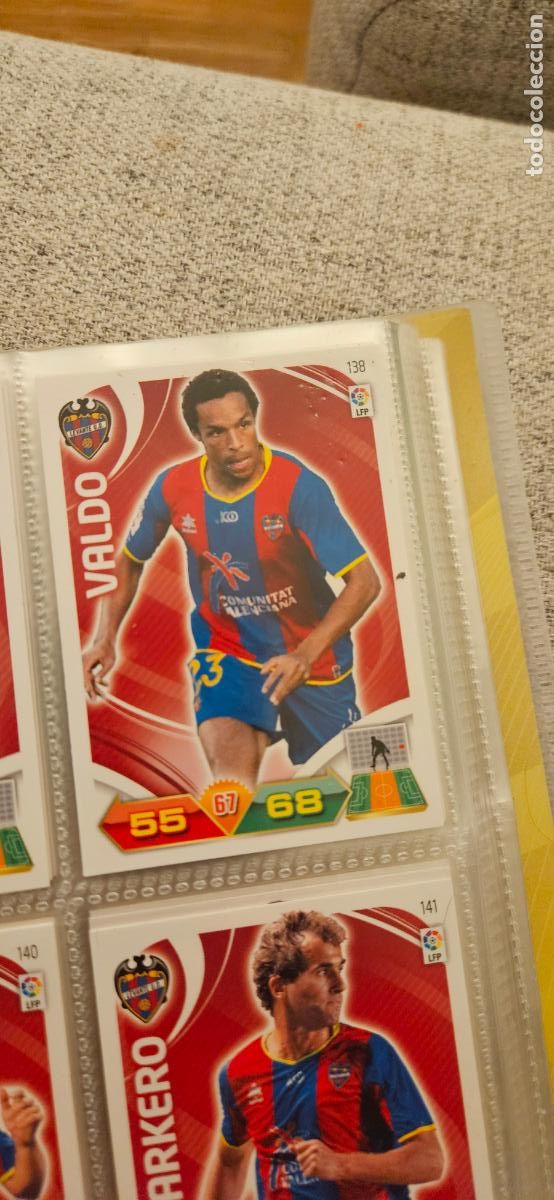 Cromos de f&uacute;tbol: 138 Valdo Levante adrenalyn 2011 2012 11 12 trading card