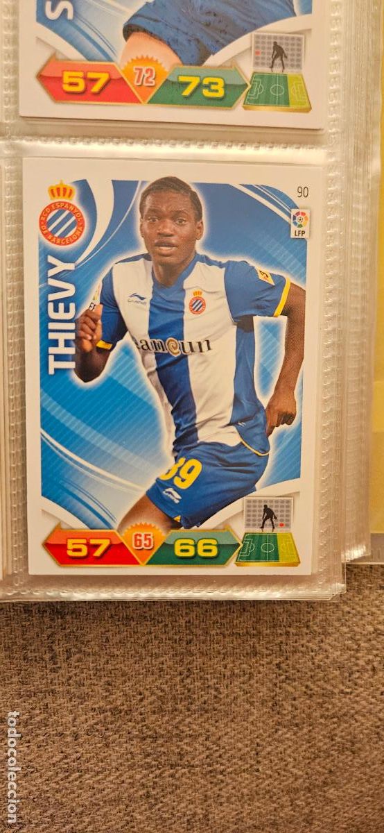 Cromos de f&uacute;tbol: 90 Thievy Espanyol adrenalyn 2011 2012 11 12 trading card