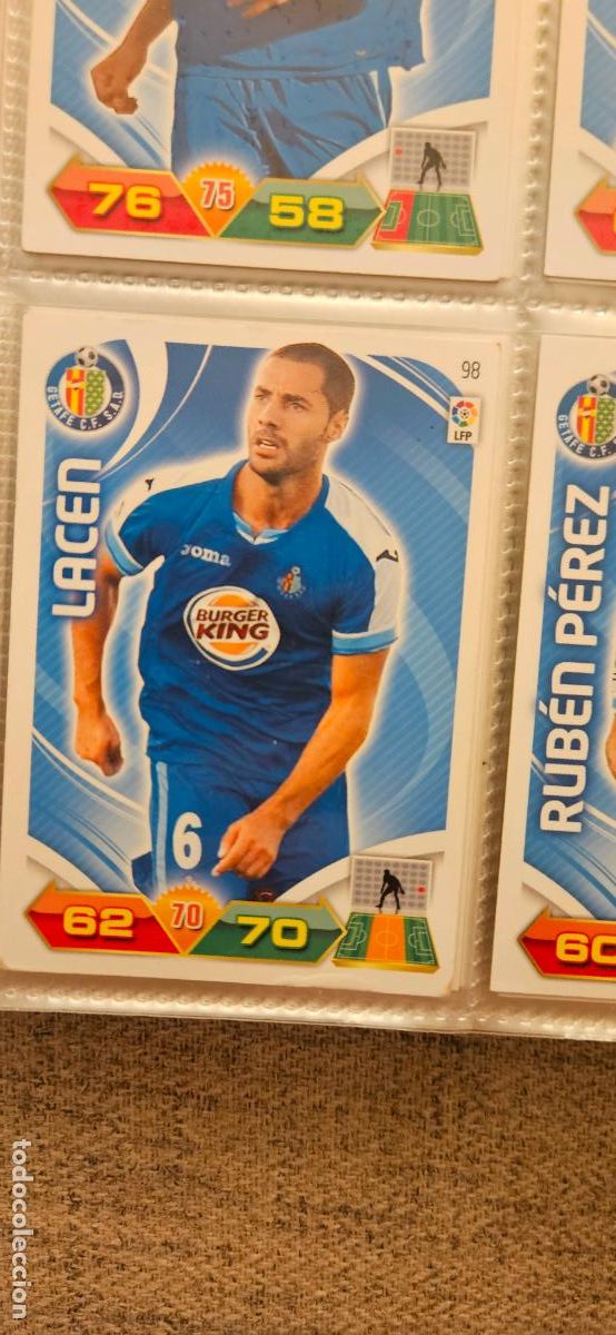 Cromos de f&uacute;tbol: 98 Lacen Getafe adrenalyn 2011 2012 11 12 trading card