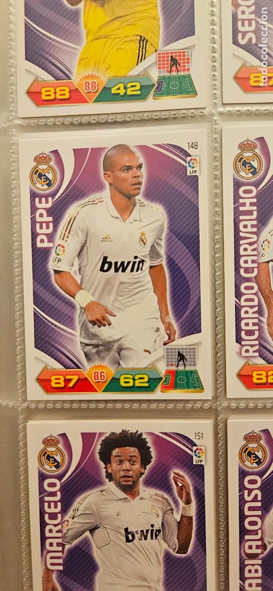 Cromos de f&uacute;tbol: 148 Pepe R. Madrid adrenalyn 2011 2012 11 12 trading card