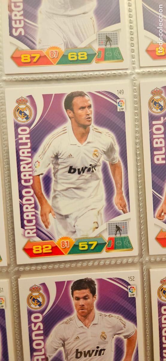 Cromos de f&uacute;tbol: 149 Ricardo Carvalho R. Madrid adrenalyn 2011 2012 11 12 trading card