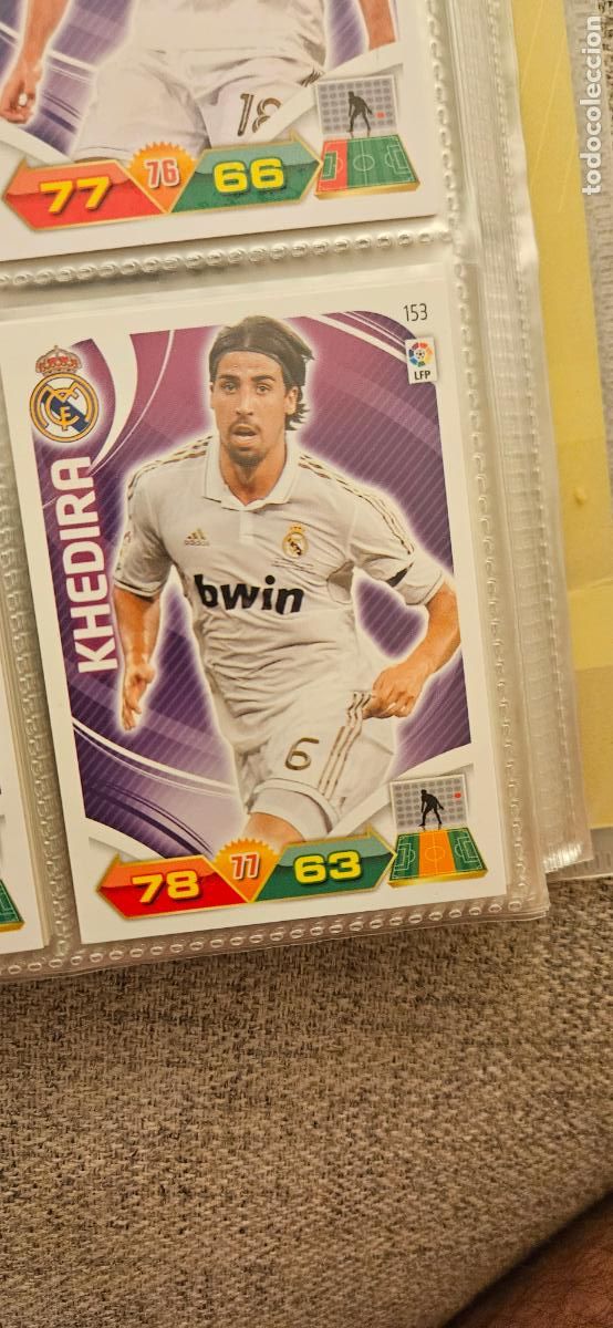 Cromos de f&uacute;tbol: 153 Khedira R. Madrid adrenalyn 2011 2012 11 12 trading card