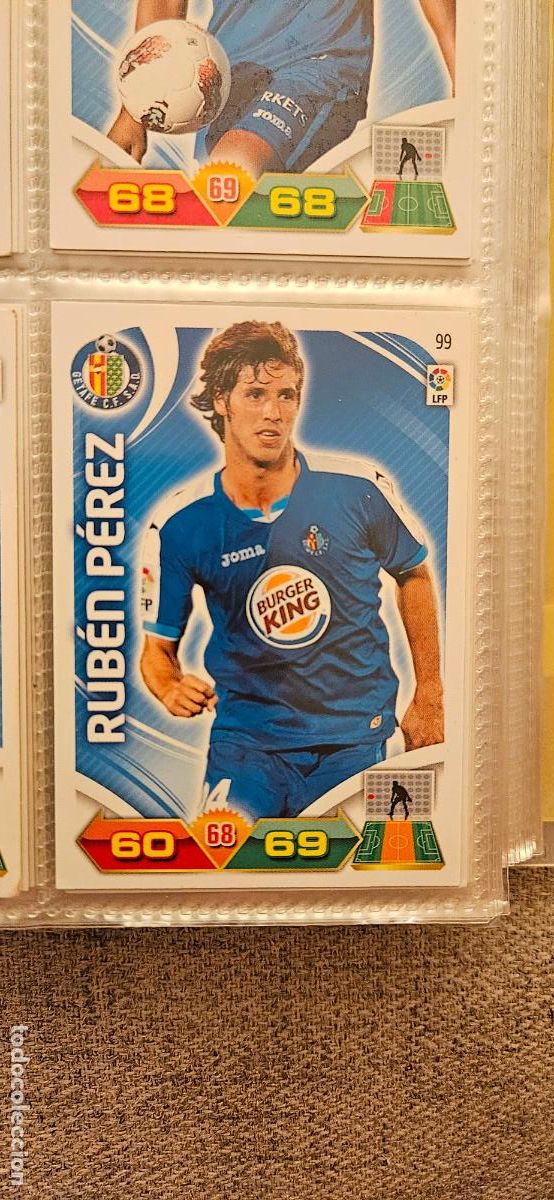 Cromos de f&uacute;tbol: 99 Rub&eacute;n P&eacute;rez Getafe adrenalyn 2011 2012 11 12 trading card