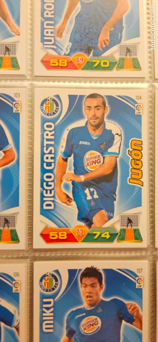 Cromos de f&uacute;tbol: 104 Diego Castro Getafe adrenalyn 2011 2012 11 12 trading card