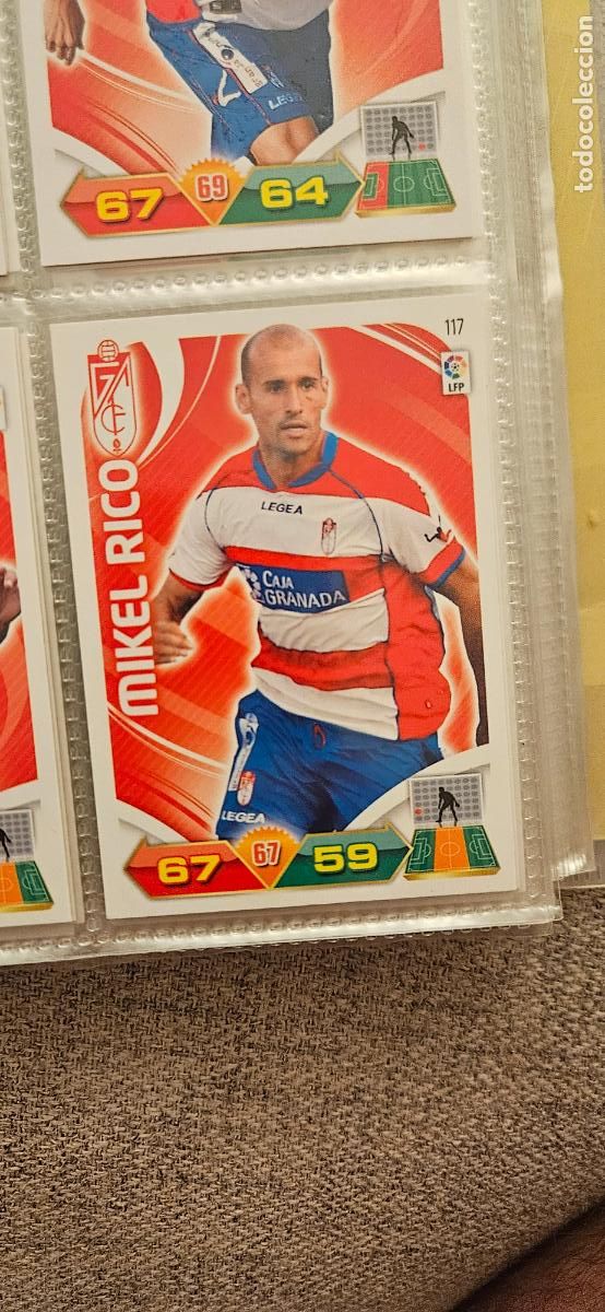 Cromos de f&uacute;tbol: 117 Mikel Rico Granada adrenalyn 2011 2012 11 12 trading card