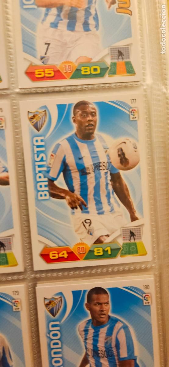 Figurine di Calcio: 177 Baptista M&aacute;laga adrenalyn 2011 2012 11 12 trading card