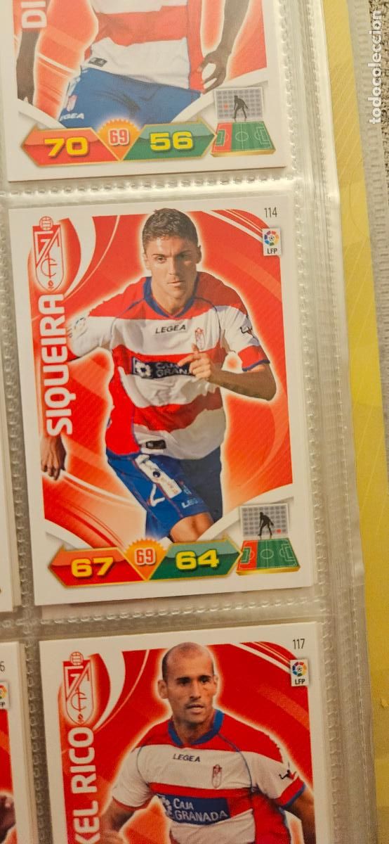 Figurine di Calcio: 114 Siqueira Granada adrenalyn 2011 2012 11 12 trading card