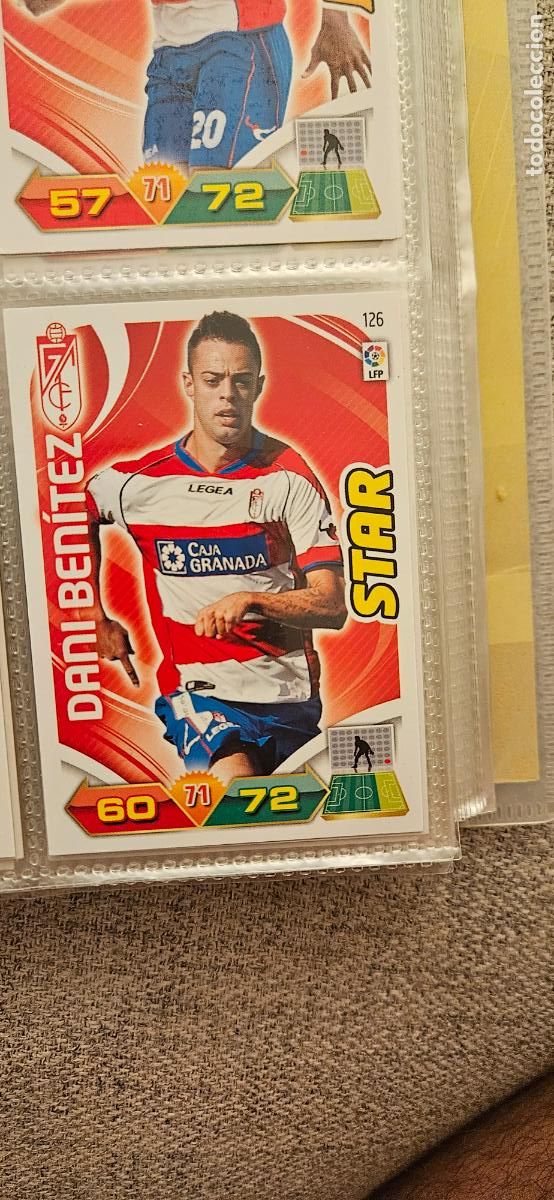 Figurine di Calcio: 126 Dani Ben&iacute;tez Granada adrenalyn 2011 2012 11 12 trading card