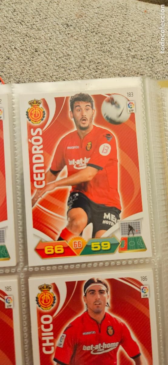 Figurine di Calcio: 183 Cendr&oacute;s Mallorca adrenalyn 2011 2012 11 12 trading card