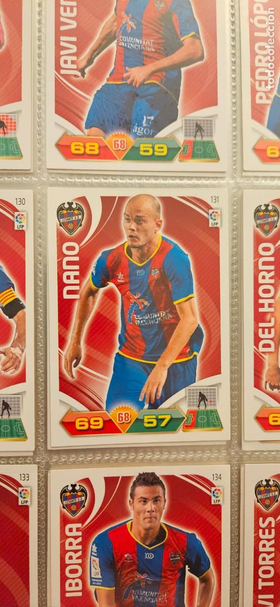 Figurine di Calcio: 131 Nano Levante adrenalyn 2011 2012 11 12 trading card