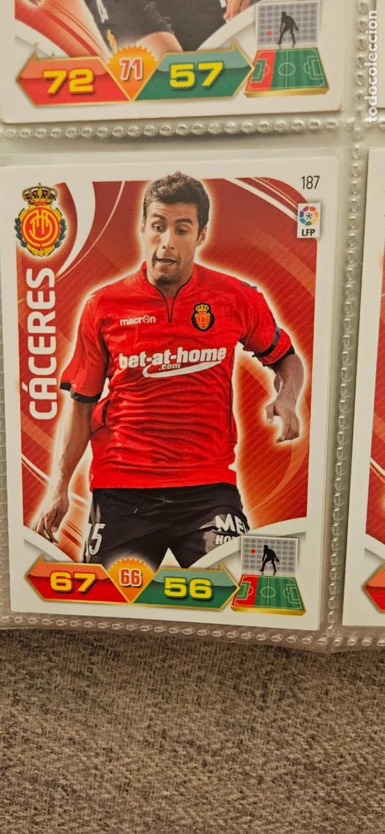 Figurine di Calcio: 187 C&aacute;ceres Mallorca adrenalyn 2011 2012 11 12 trading card