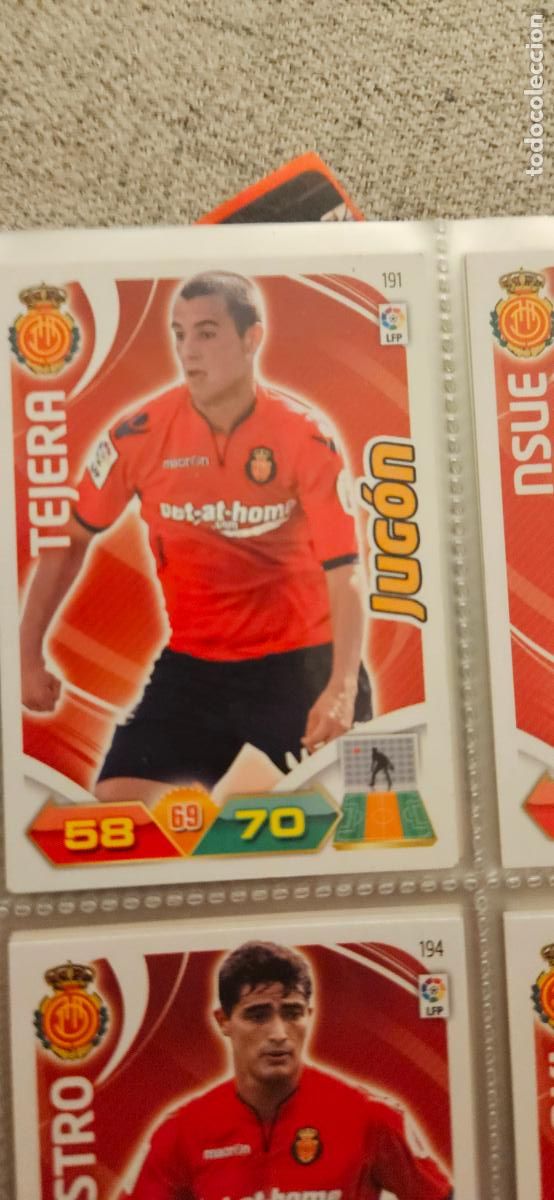 Figurine di Calcio: 191 Tejera Mallorca adrenalyn 2011 2012 11 12 trading card