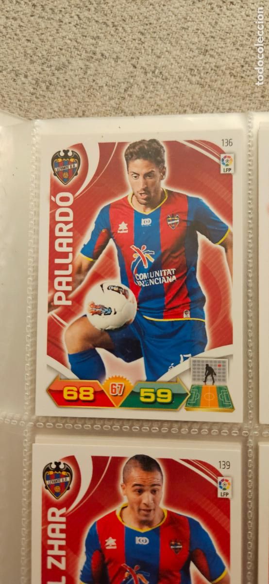 Figurine di Calcio: 136 Pallard&oacute; Levante adrenalyn 2011 2012 11 12 trading card