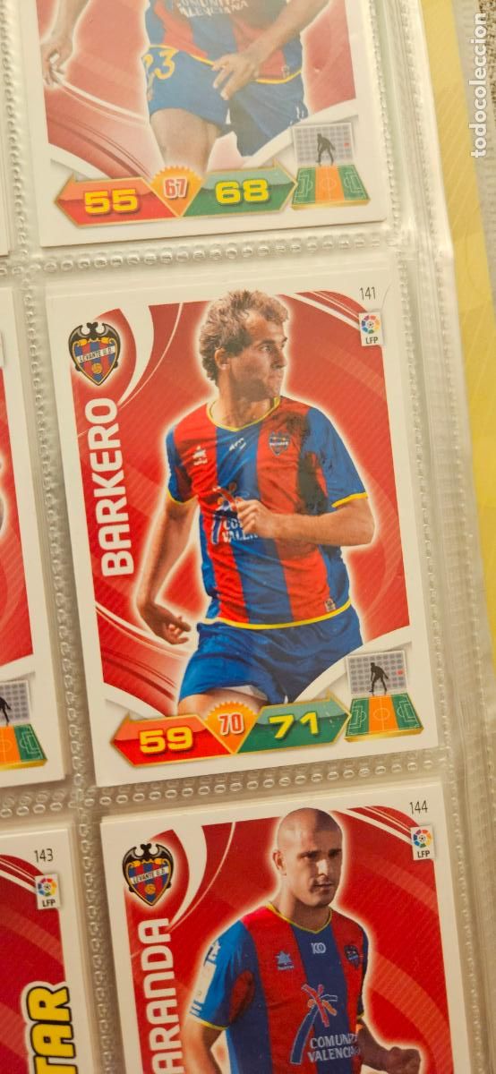 Football Stickers: 141 Barkero Levante adrenalyn 2011 2012 11 12 trading card