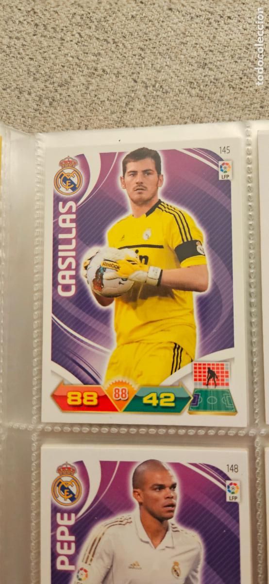 Football Stickers: 145 Casillas R. Madrid adrenalyn 2011 2012 11 12 trading card