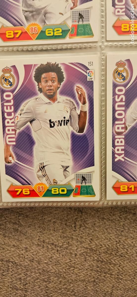 Football Stickers: 151 Marcelo R. Madrid adrenalyn 2011 2012 11 12 trading card
