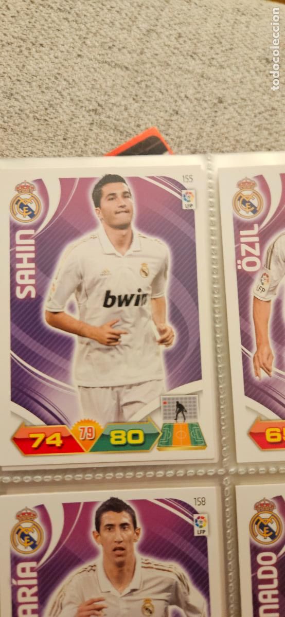 Football Stickers: 155 Sahin R. Madrid adrenalyn 2011 2012 11 12 trading card