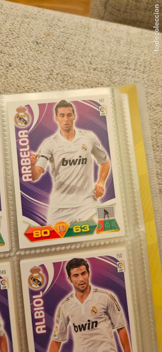 Football Stickers: 147 Albelda R. Madrid adrenalyn 2011 2012 11 12 trading card