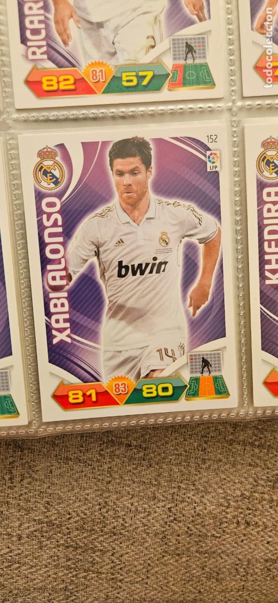 Football Stickers: 152 Xabi Alonso R. Madrid adrenalyn 2011 2012 11 12 trading card