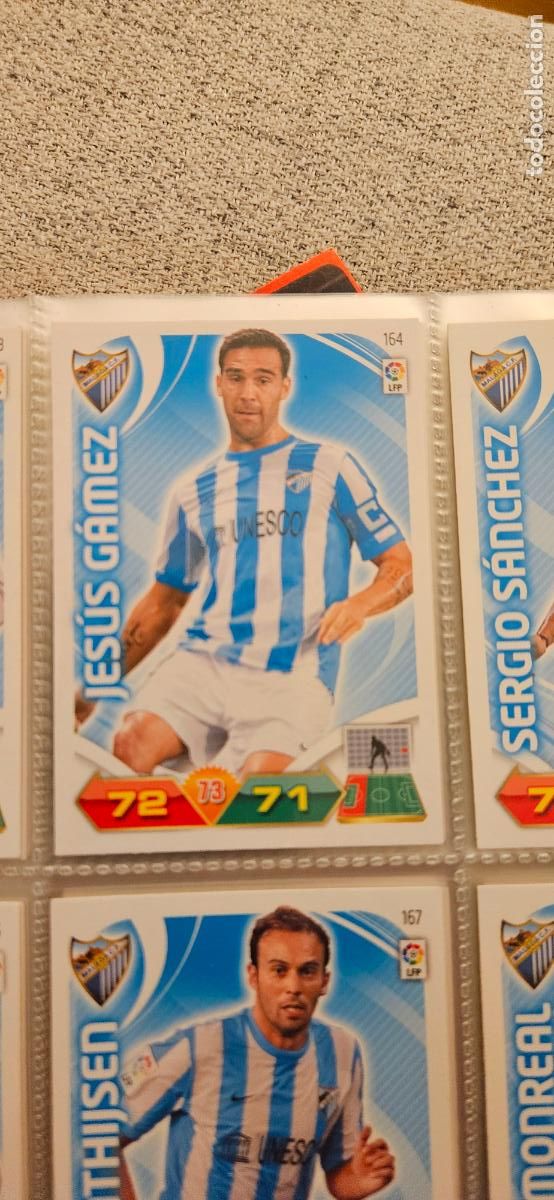 Football Stickers: 164 Jes&uacute;s G&aacute;mez M&aacute;laga adrenalyn 2011 2012 11 12 trading card
