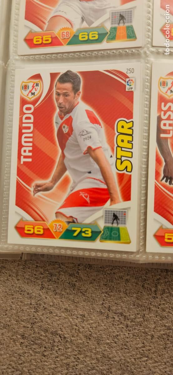 Football Stickers: 250 Tamudo Rayo Vallecano adrenalyn 2011 2012 11 12 trading card