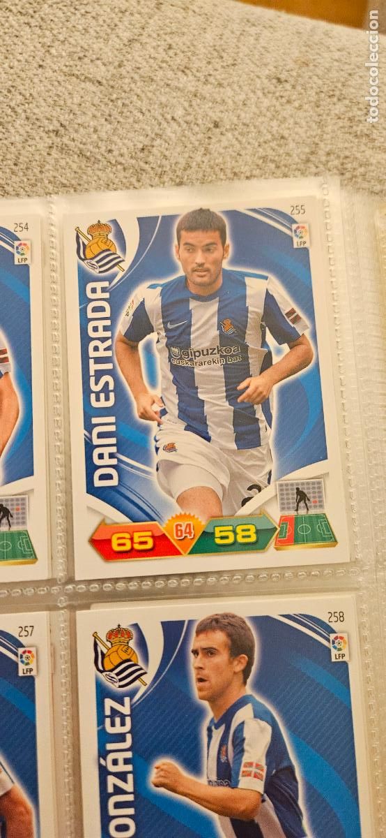 Football Stickers: 255 Dani Estrada R. Sociedad adrenalyn 2011 2012 11 12 trading card