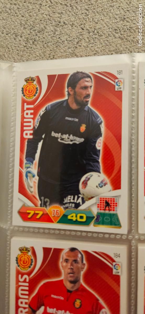 Football Stickers: 181 Awat Mallorca adrenalyn 2011 2012 11 12 trading card