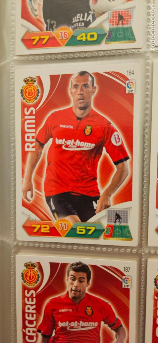 Football Stickers: 184 Ramis Mallorca adrenalyn 2011 2012 11 12 trading card