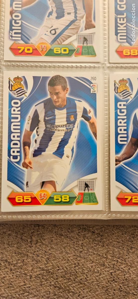 Figurine di Calcio: 260 Cadamuro R. Sociedad adrenalyn 2011 2012 11 12 trading card