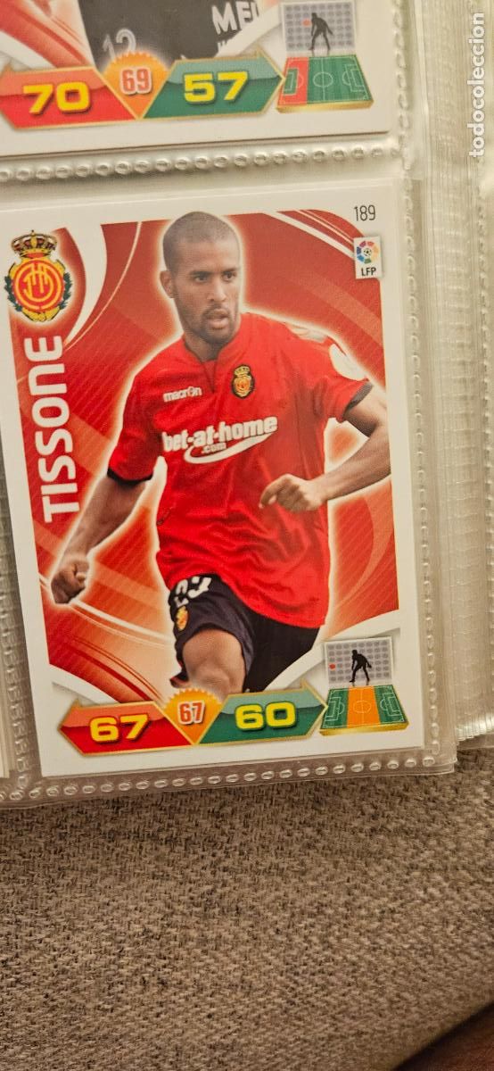Figurine di Calcio: 189 Tissone Mallorca adrenalyn 2011 2012 11 12 trading card