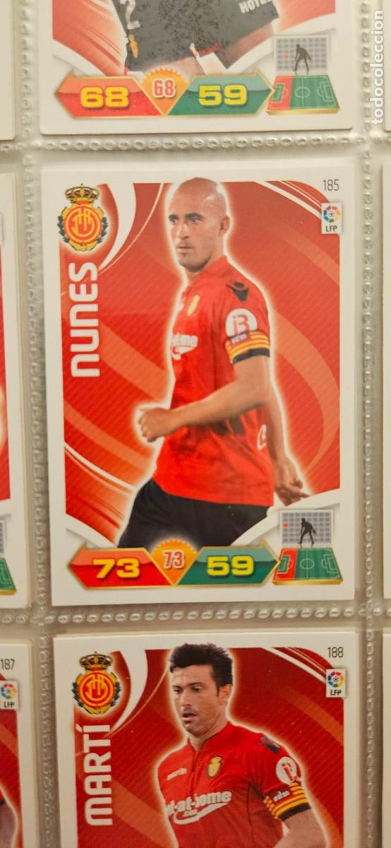 Figurine di Calcio: 185 Nunes Mallorca adrenalyn 2011 2012 11 12 trading card