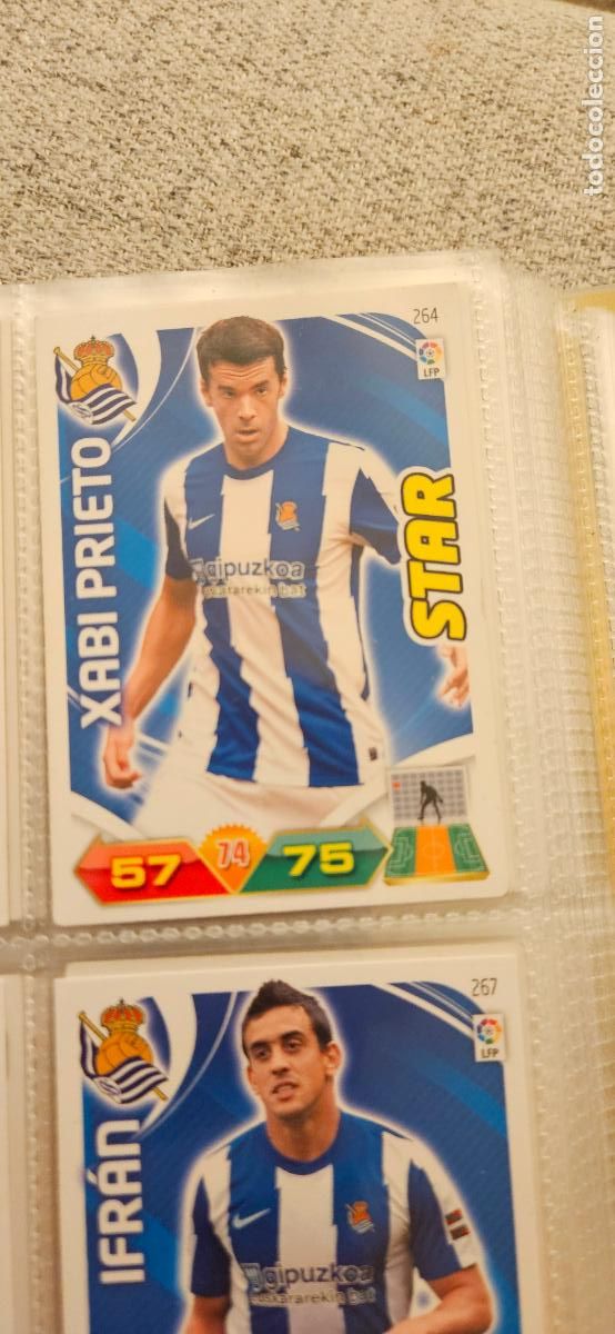 Figurine di Calcio: 264 Xabi Prieto R. Sociedad adrenalyn 2011 2012 11 12 trading card