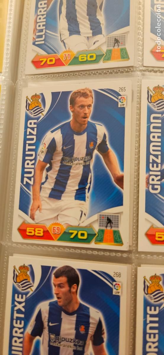 Figurine di Calcio: 265 Zurutuza R. Sociedad adrenalyn 2011 2012 11 12 trading card
