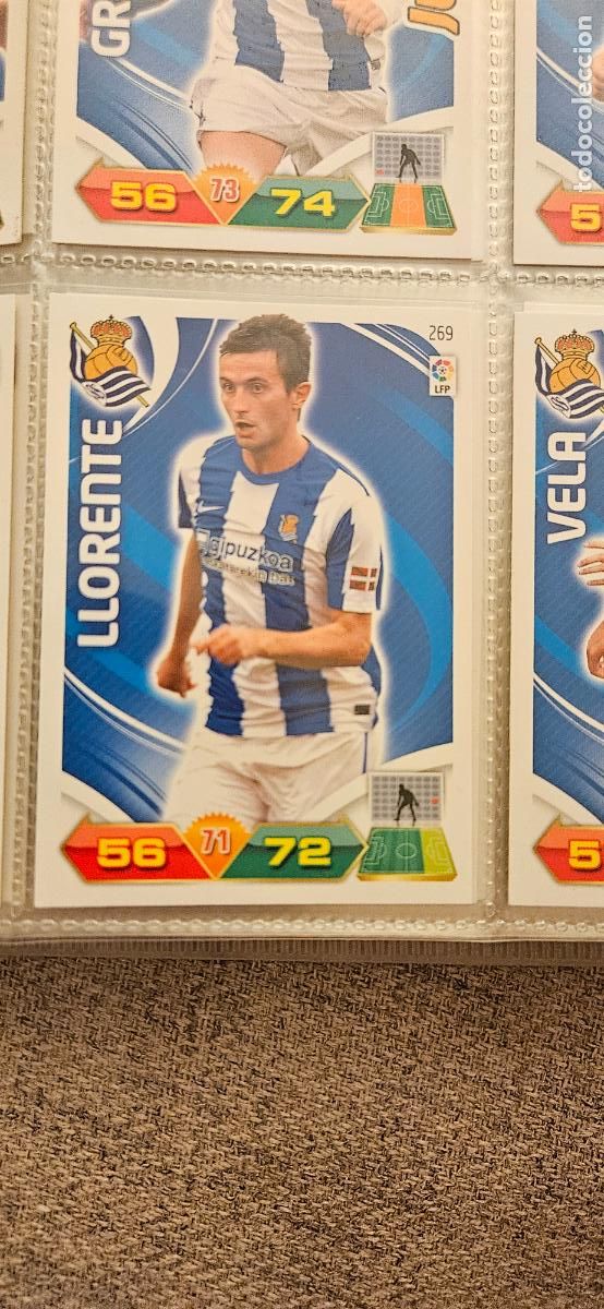 Figurine di Calcio: 269 Llorente R. Sociedad adrenalyn 2011 2012 11 12 trading card