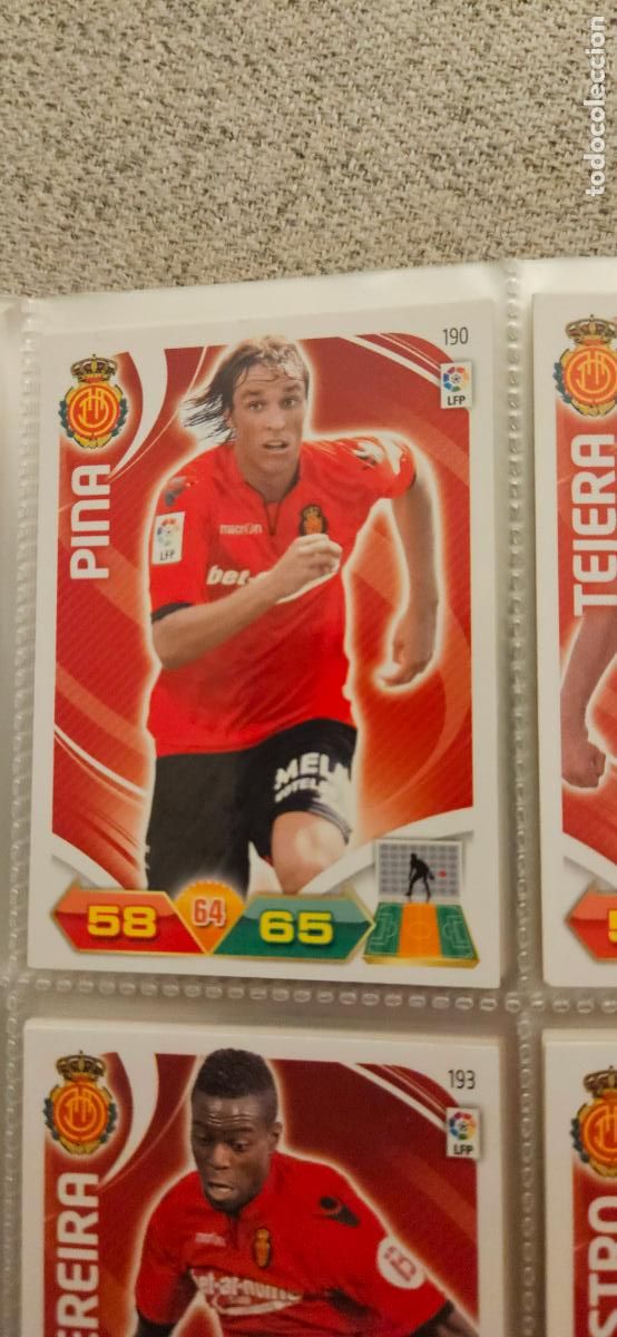 Figurine di Calcio: 190 Pina Mallorca adrenalyn 2011 2012 11 12 trading card