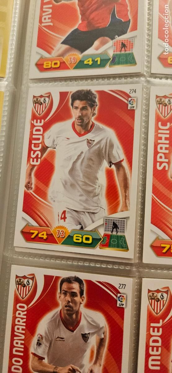 Figurine di Calcio: 274 Escud&eacute; Sevilla adrenalyn 2011 2012 11 12 trading card