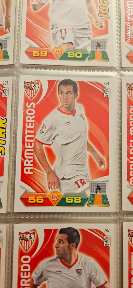 Figurine di Calcio: 284 Armenteros Sevilla adrenalyn 2011 2012 11 12 trading card