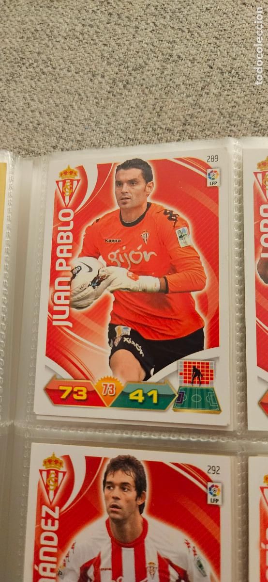 Figurine di Calcio: 289 Juan Pablo Sporting adrenalyn 2011 2012 11 12 trading card