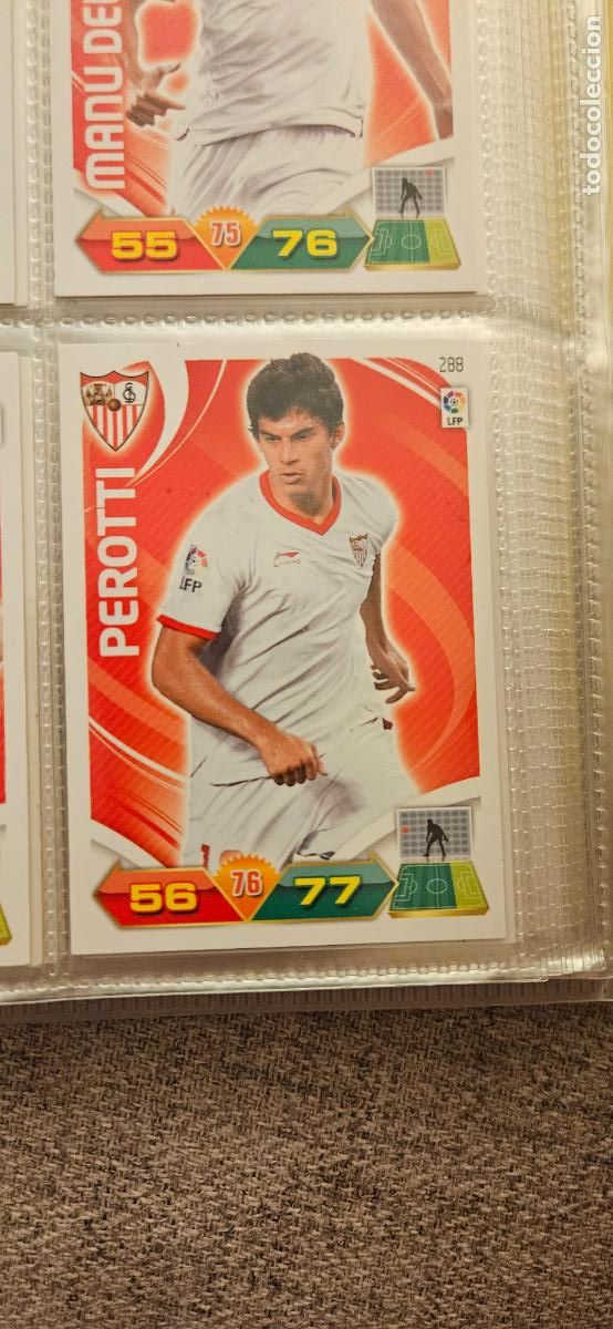 Figurine di Calcio: 288 Perotti Sevilla adrenalyn 2011 2012 11 12 trading card