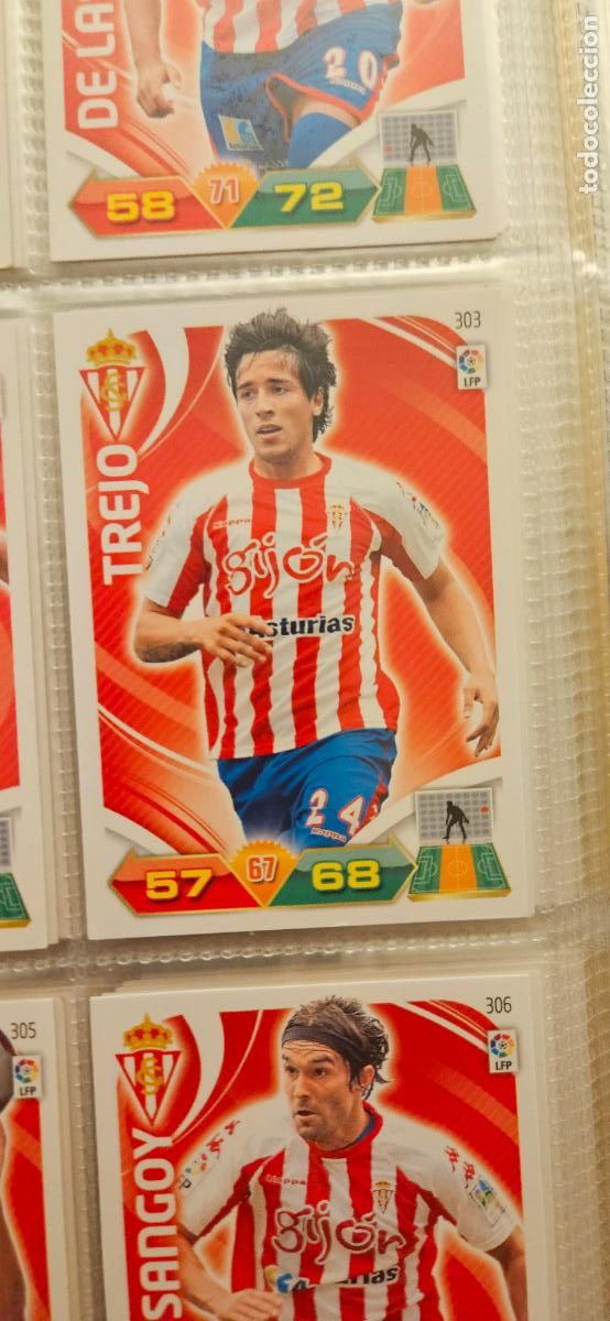 Fu&szlig;ball-Sticker: 303 Trejo Sporting adrenalyn 2011 2012 11 12 trading card